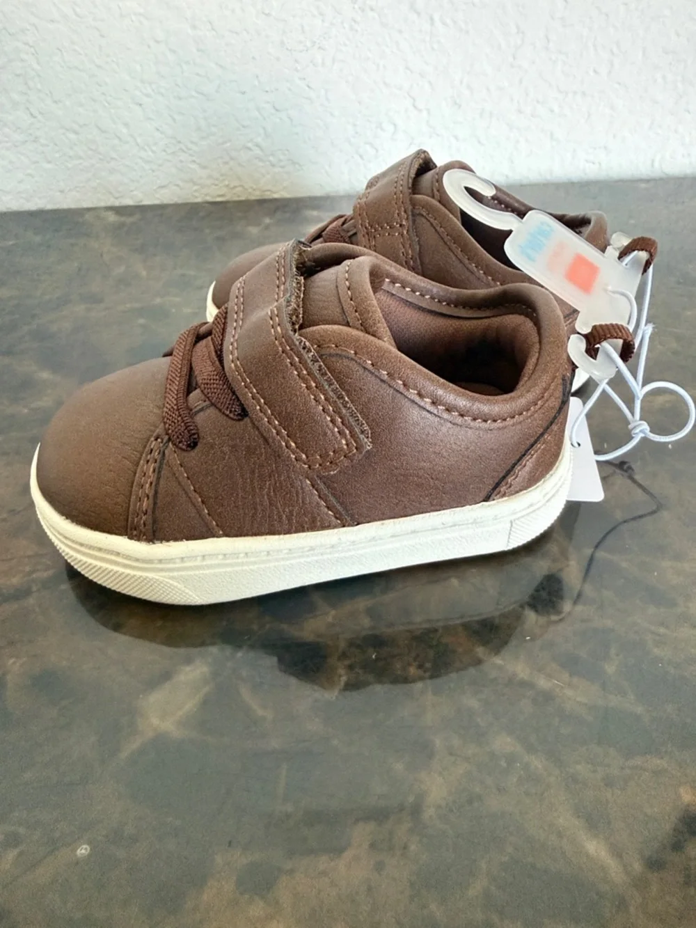 New! Carter's Just One You® Baby Solid Sneakers - Brown, Baby Shoe Size 3